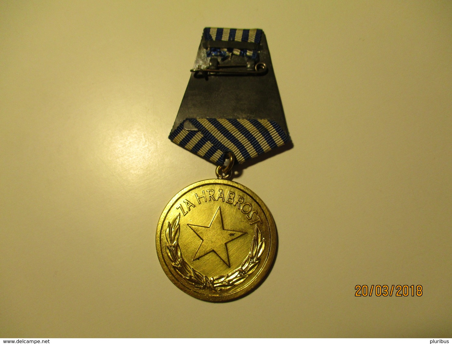 YUGOSLAVIA , WW II BRAVERY MEDAL ZA HRABROST  , O - Autres & Non Classés