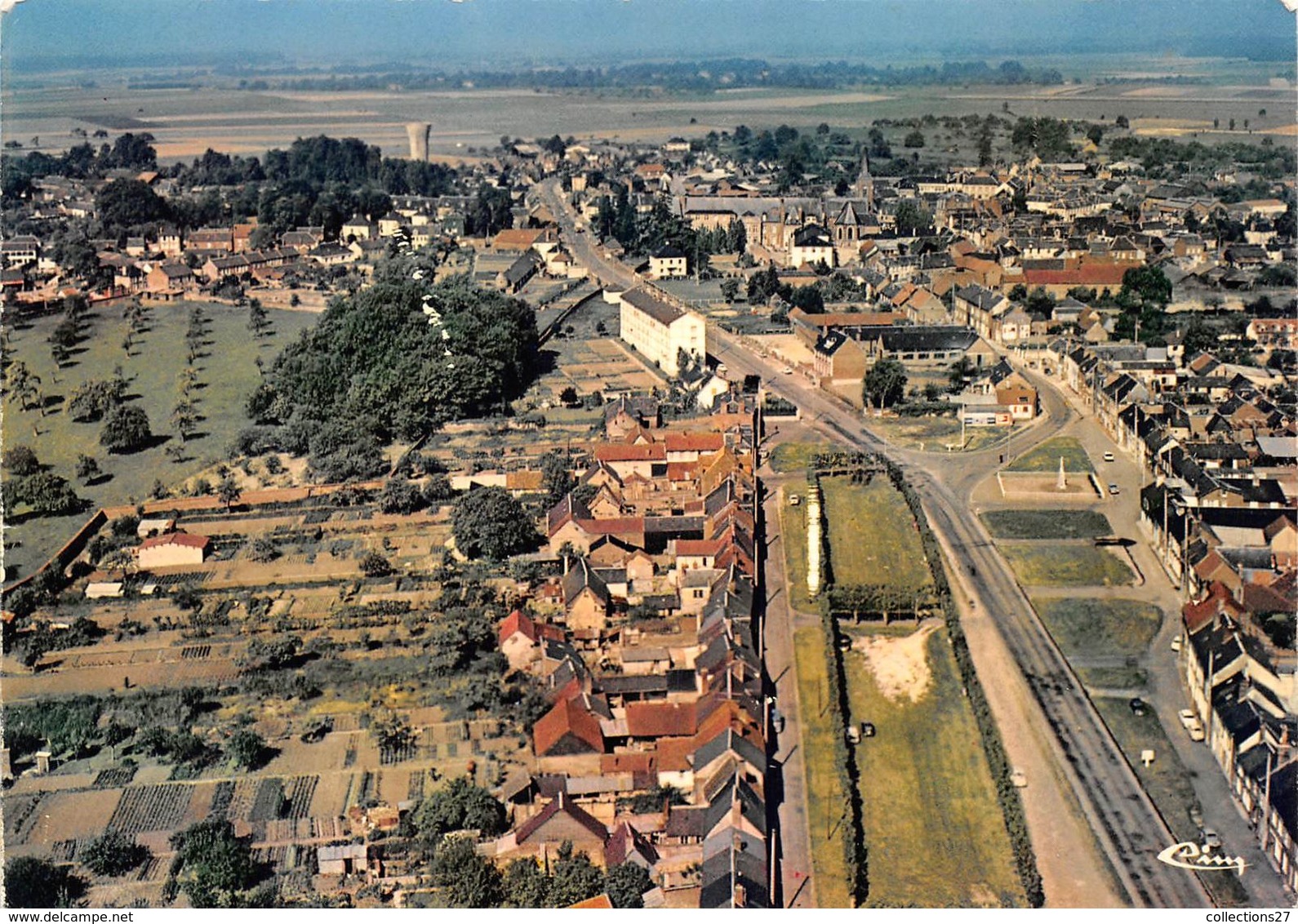 60-CREVECOEUR- VUE AERIENNE LA PRAIRIE - Crevecoeur Le Grand