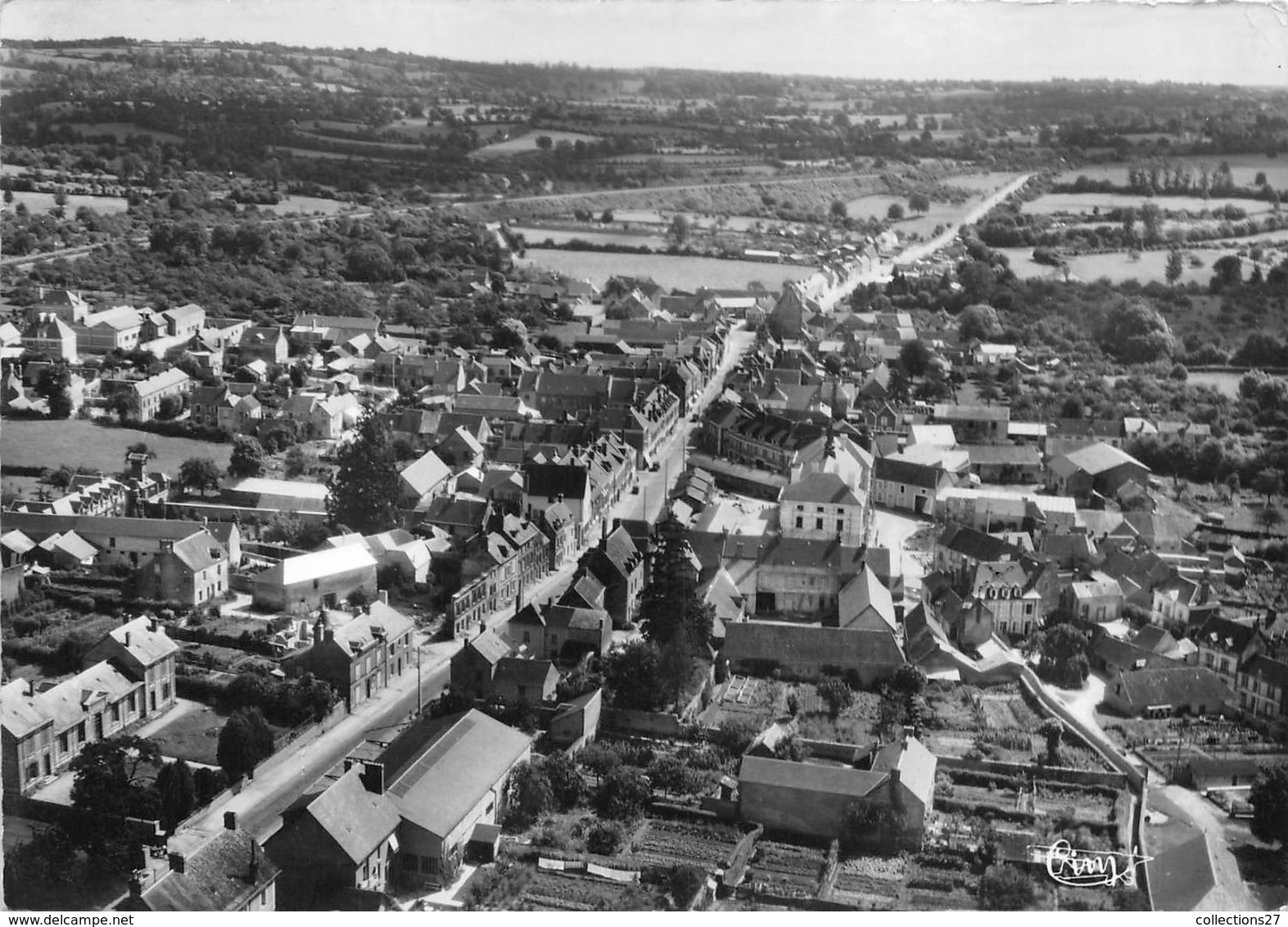 61-LE MERLERAULT- VUE AERIENNE - Le Merlerault