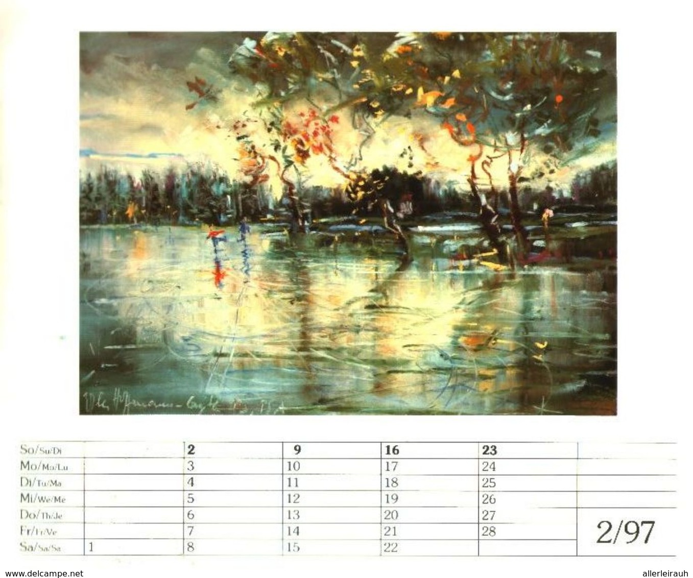 Landschaften In Pastell/ Kalender 1997 - Empaques