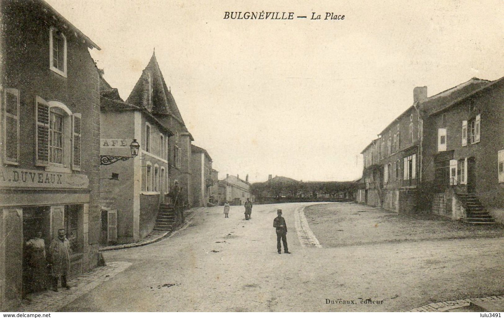 CPA - BULGNEVILLE (88) - Aspect De La Place Au Début Du Siècle - Bulgneville