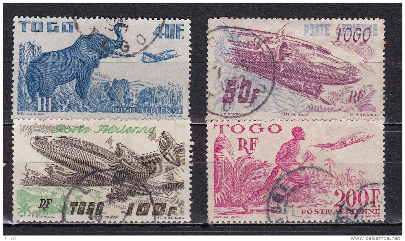 Togo PA N° 17,18,19,20 - Used Stamps