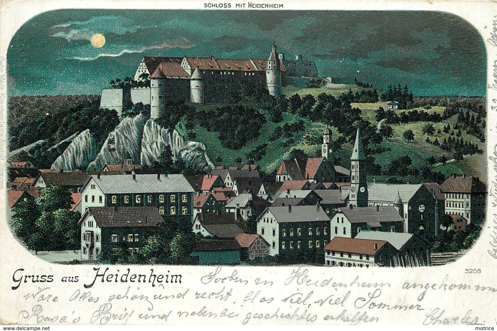 GRUSS AUS HEIDENHEIM - Carte Illustrée (avant 1900). - Heidenheim