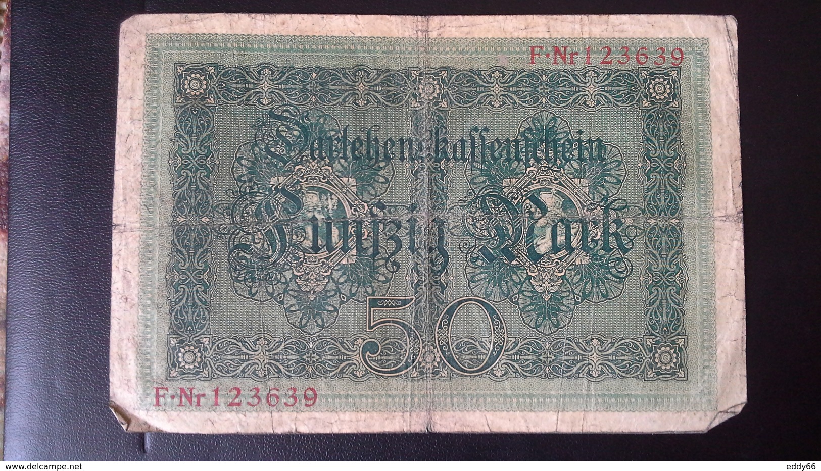 Deutsches Reich 50 Mark Darlehenskassenschein ( 5.8.1914) ( Rosenberg 50a/ Pick 49) - 50 Mark