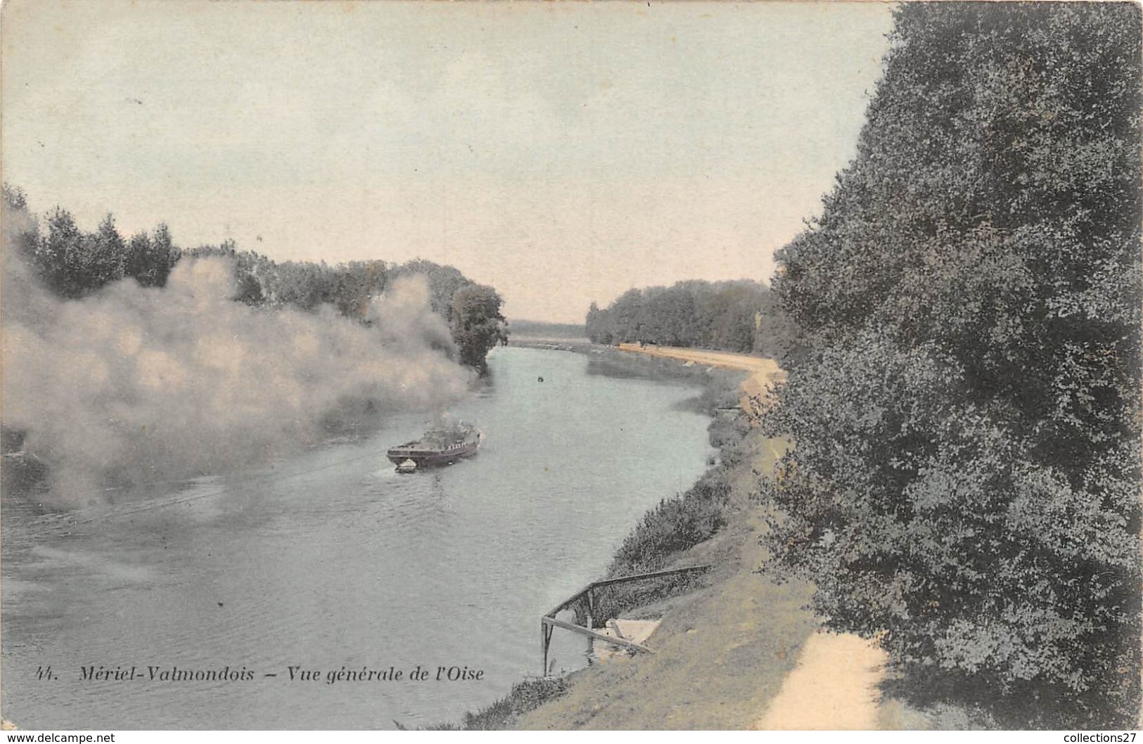 95-VALMONDOIS-  VUE GENERALE DE L'OISE - Valmondois