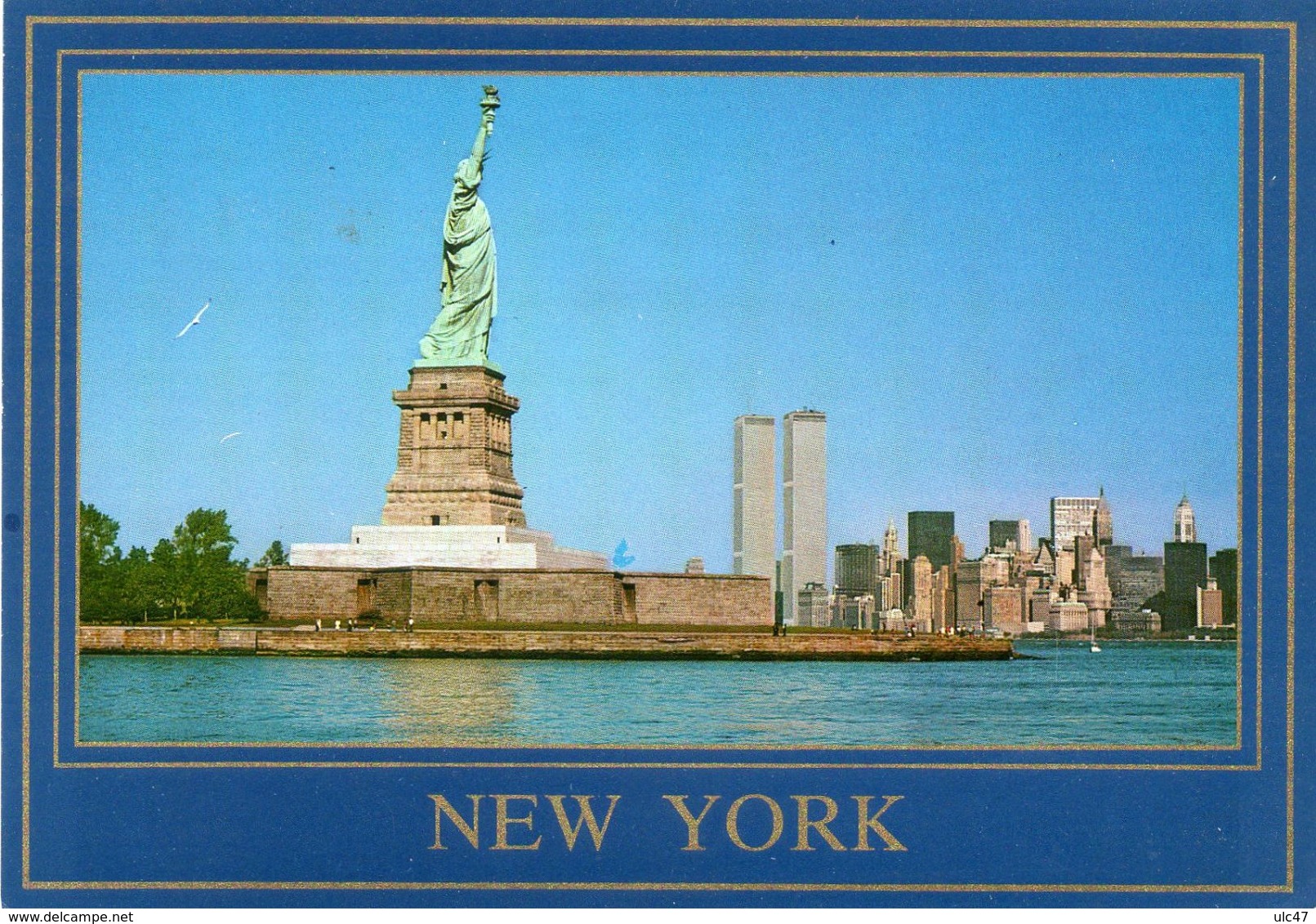 - NEW YORK. - The Statue Of Liberty With, The Lower New York Skyline In The Background. - - Statue Of Liberty