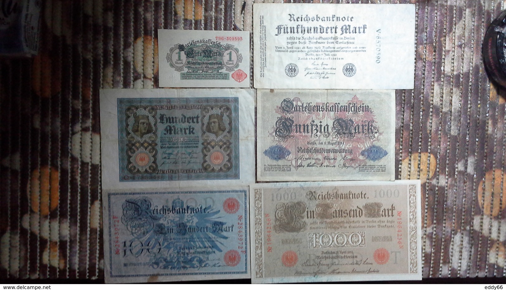 Lot Geldscheine Deutsches Reich - Colecciones