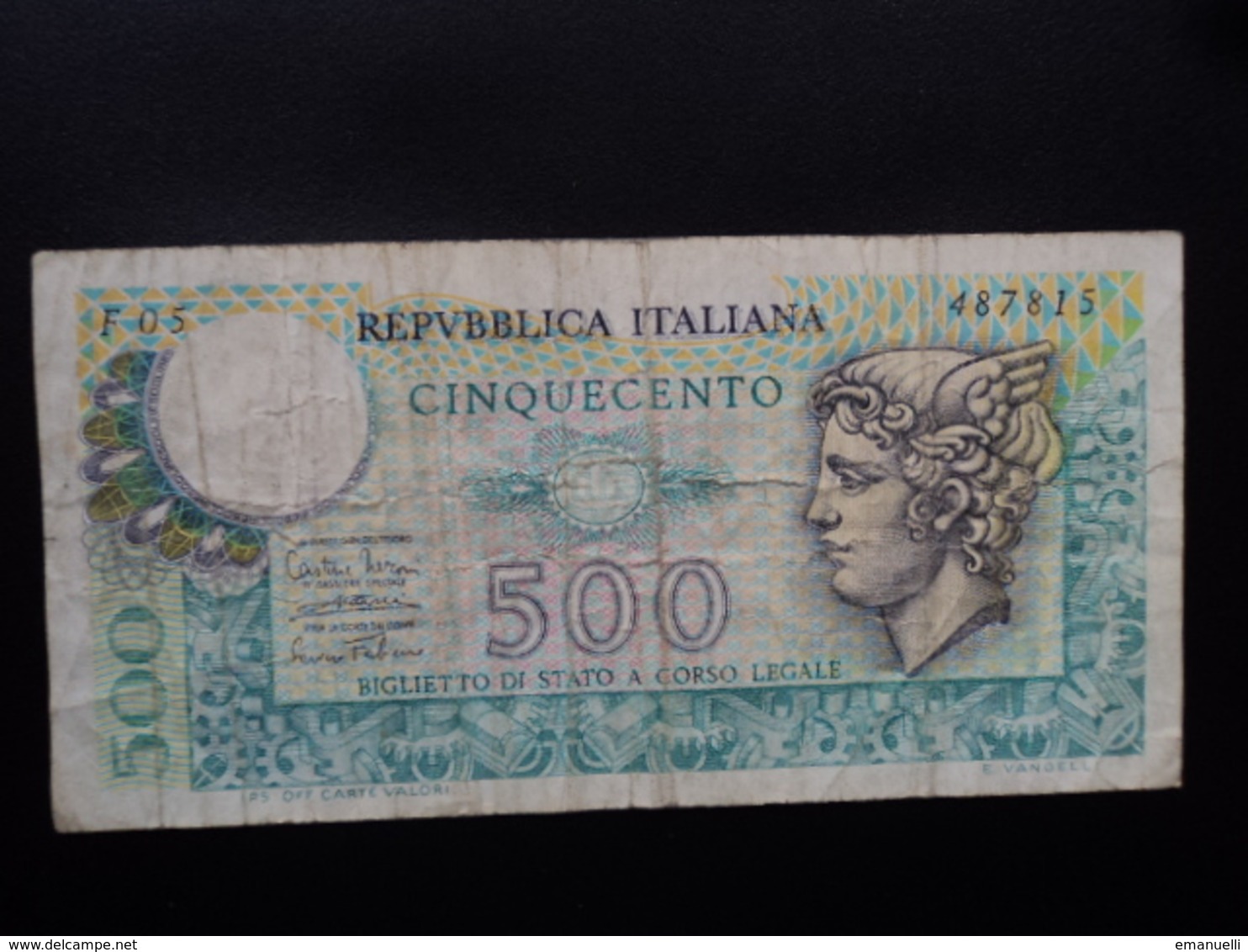 ITALIE : 500 LIRE  14.2.1974  P 94 / CI 25 BS 62 *   TTB - 500 Lire