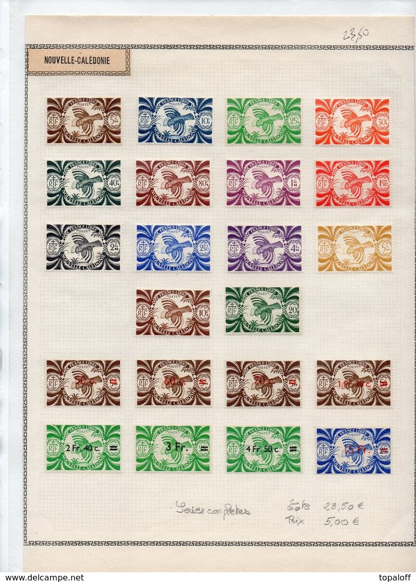 Page D'album NOUVELLE CALEDONIE 2   Neufs - Unused Stamps