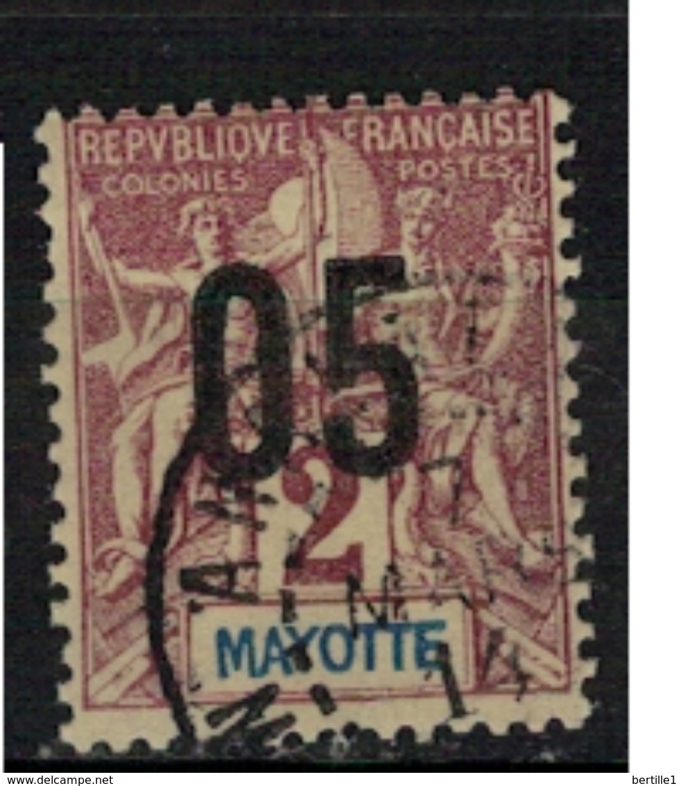 MAYOTTE     N°  YVERT     21    ( 3 )         OBLITERE       ( O   3/01 ) - Used Stamps