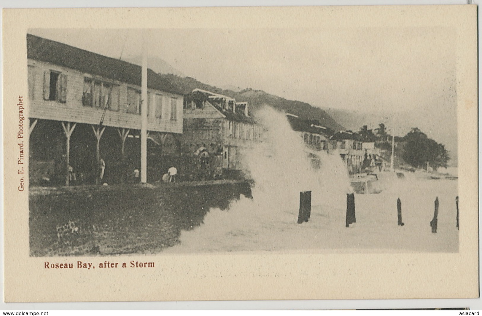 Dominica Roseau Bay After A Storm E. Pinard Phot. - Dominica