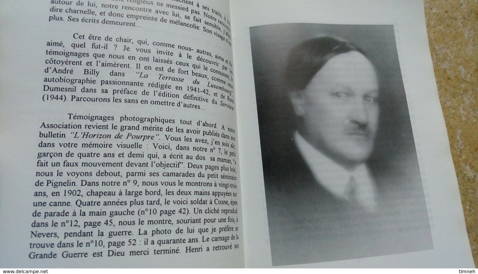 L ' HORIZON DE POURPRE - ETUDES HENRI BACHELIN - ASSOCIATION BULLETIN N°13  LORMES NIEVRE