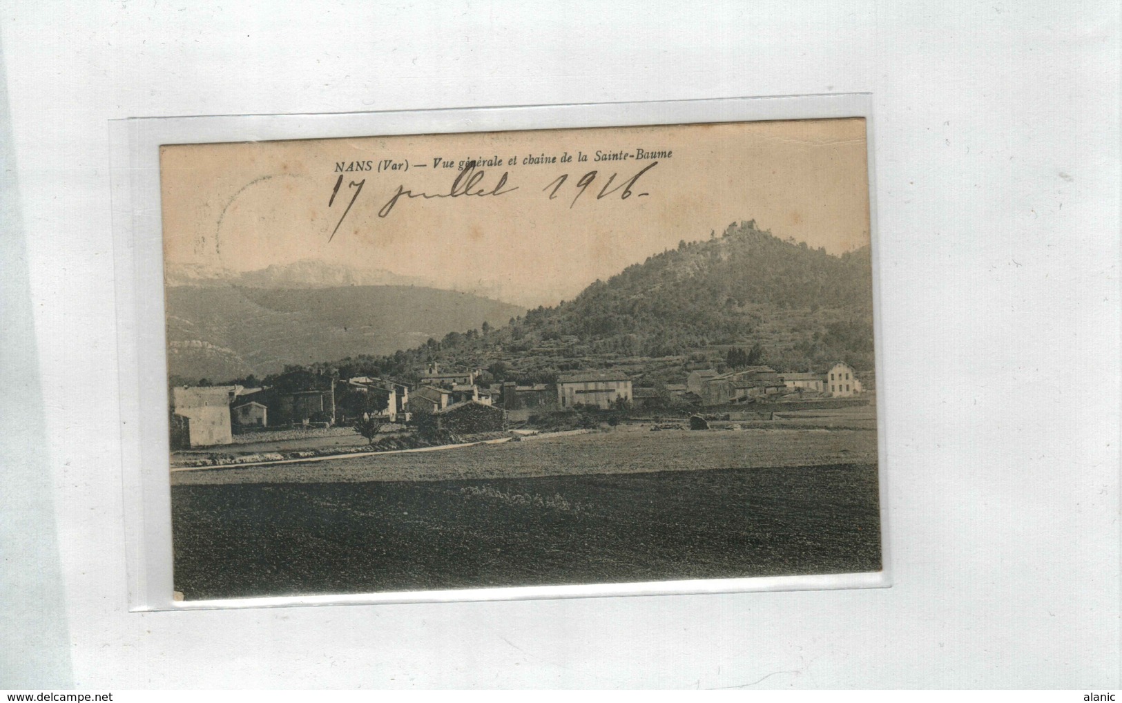 [83] Var > Nans-les-PinS //VUE GENERALE ET CHAIE DE LA SAINTE BAUME//17 JUILLET 1916 - Nans-les-Pins