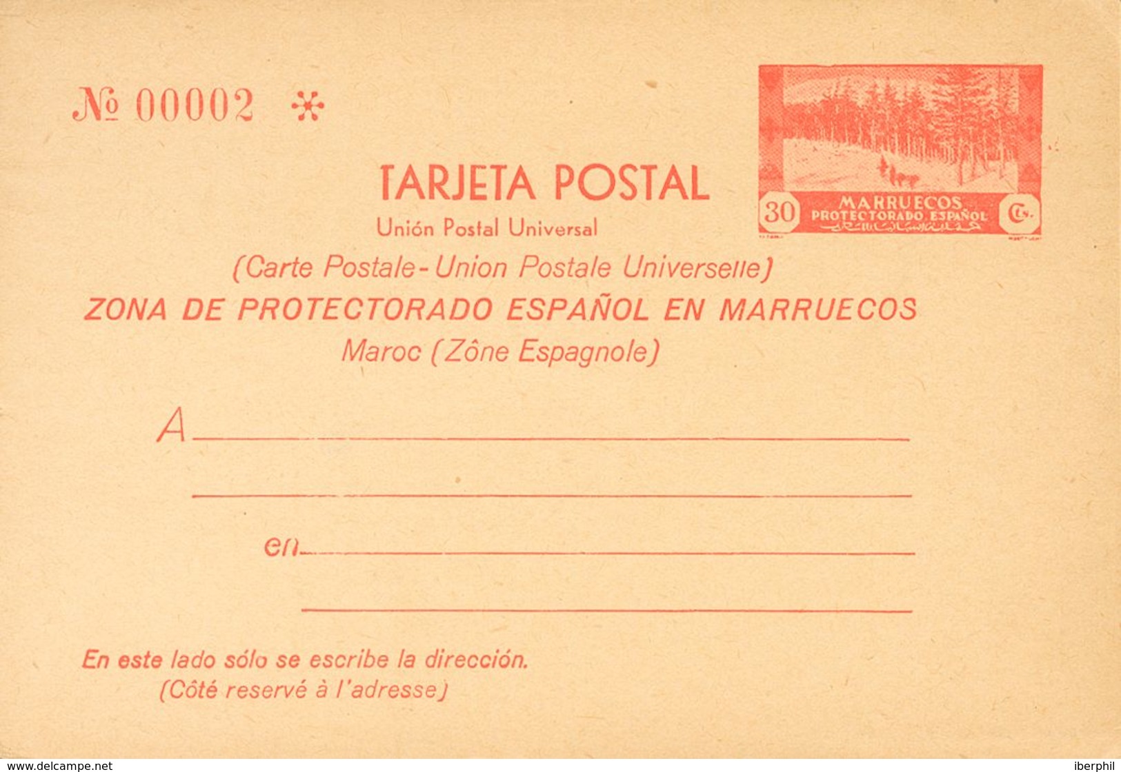 1237 (*) EP24. 1935. 30 Cts Rojo Sobre Tarjeta Entero Postal. MAGNIFICA. (Edifil 2018: 160€) - Andere & Zonder Classificatie