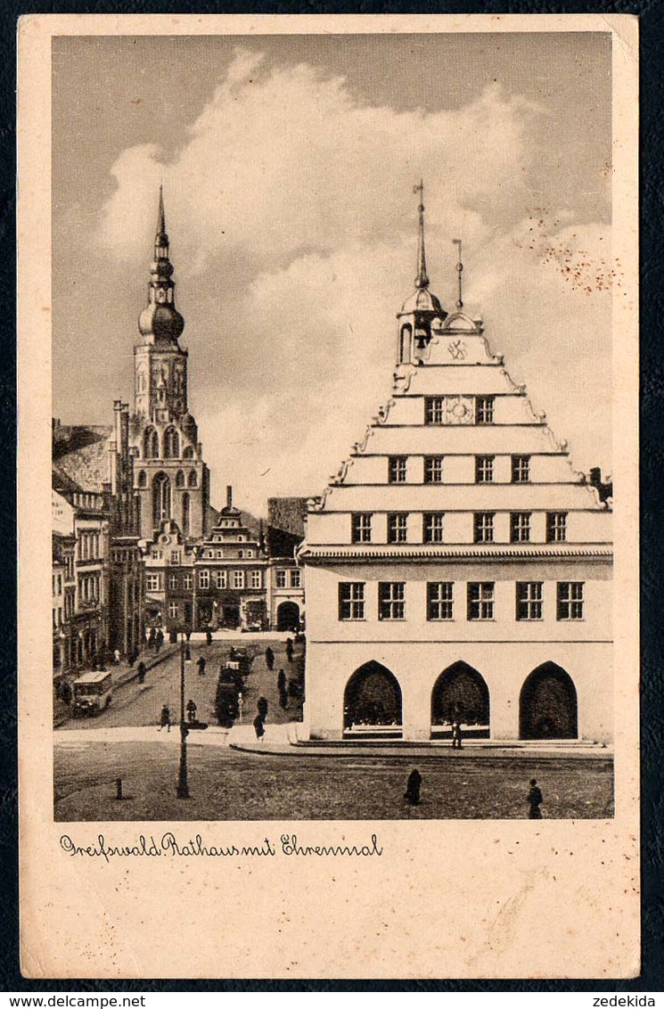 B2797 - Greifswald - Rathaus Ehrenmal - Greifswald