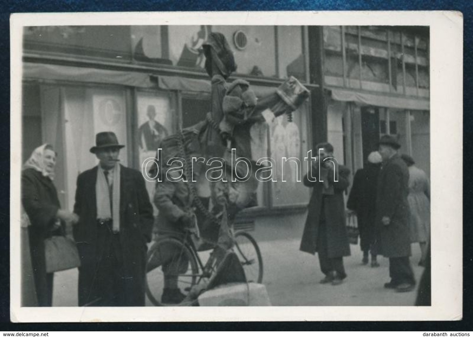 1956 Memento Mori Rákosival, Valószín?leg Publikálatlan Fotó A Forradalom Id?szakából, 6,5x9,5 Cm - Andere & Zonder Classificatie