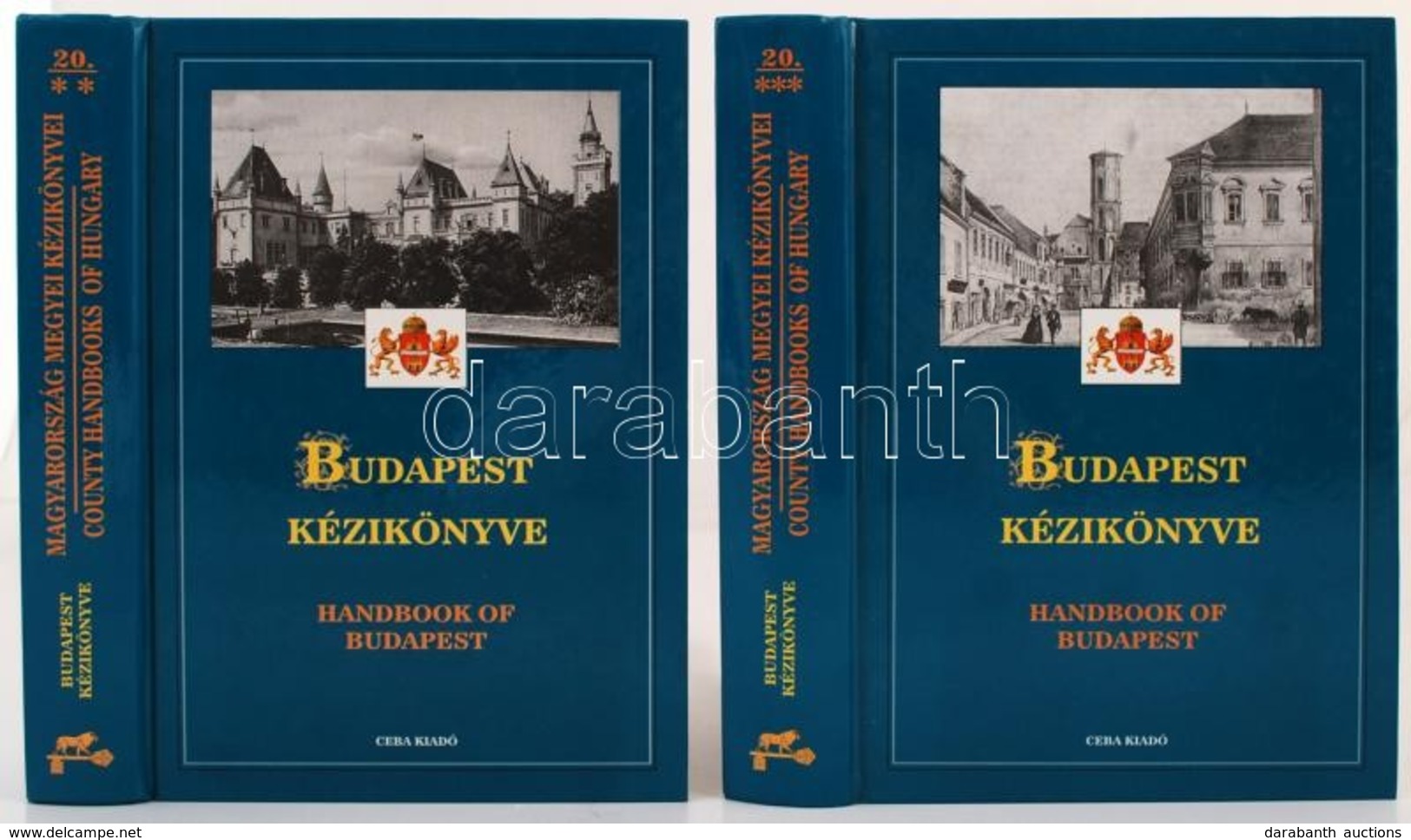 Kasza Sándor Dr. (szerk.): Budapest Kézikönyve. II-III. Kötet. Magyarország Megyei Kézikönyvei. 1998, Ceba Kiadó. Illusz - Zonder Classificatie