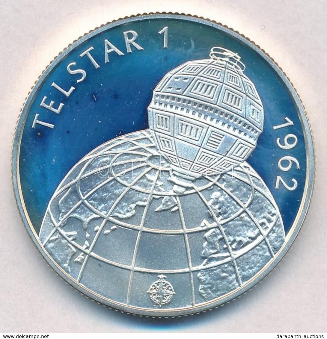 1992. 500Ft Ag 'Telstar 1' Tanúsítvánnyal, Dísztokban T:PP 
Adamo EM127 - Zonder Classificatie