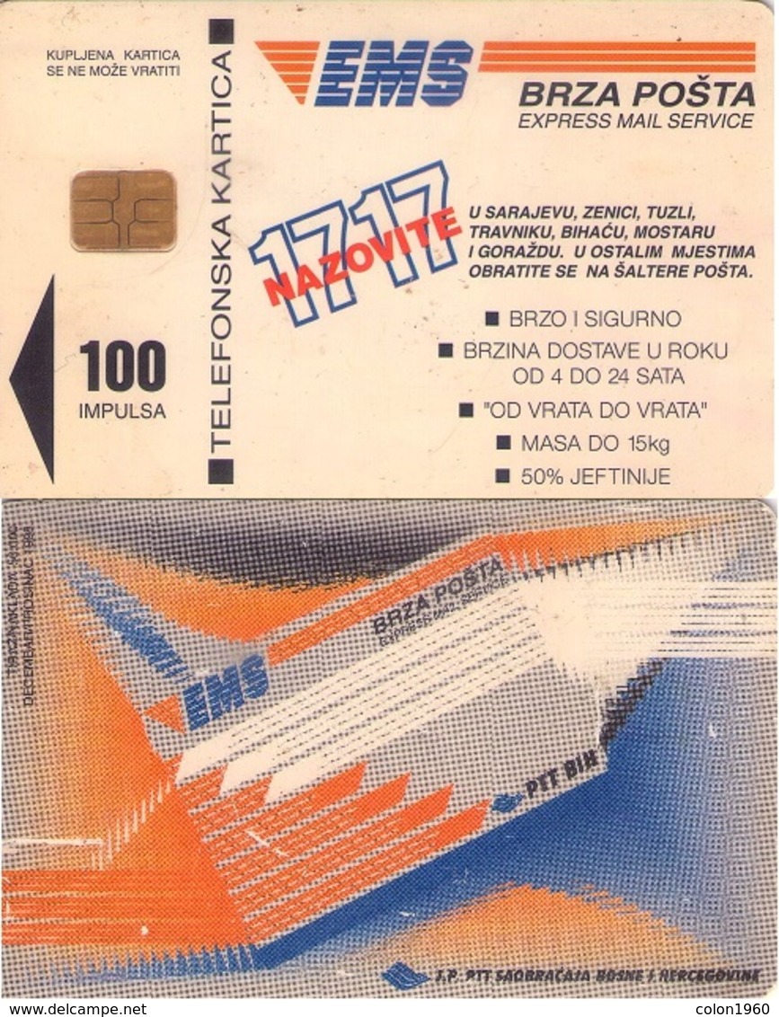 BOSNIA Y HERZEGOVINA. EMS. 100U. REGULAR. (501) - Bosnië