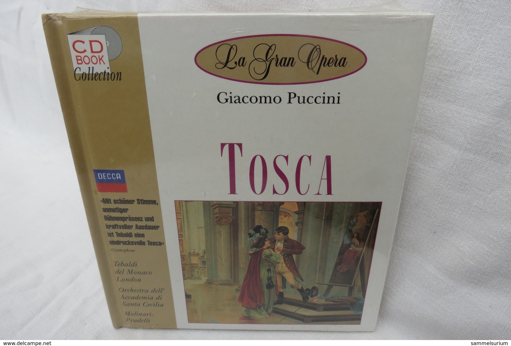 CD "TOSCA Von Giacomo Puccini" Mit Buch Aus Der CD Book Collection (ungeöffnet, Original Eingeschweißt) - Opera