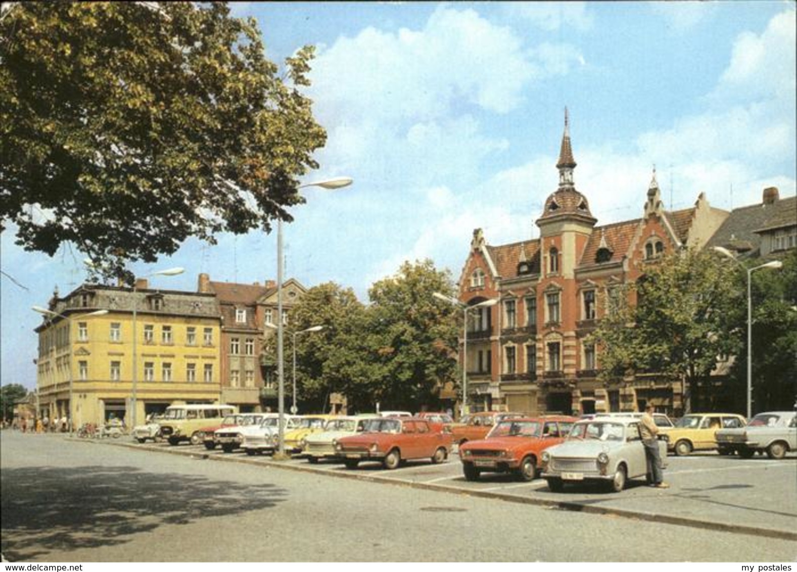 41246472 Finsterwalde Marktplatz Autos Finsterwalde - Finsterwalde