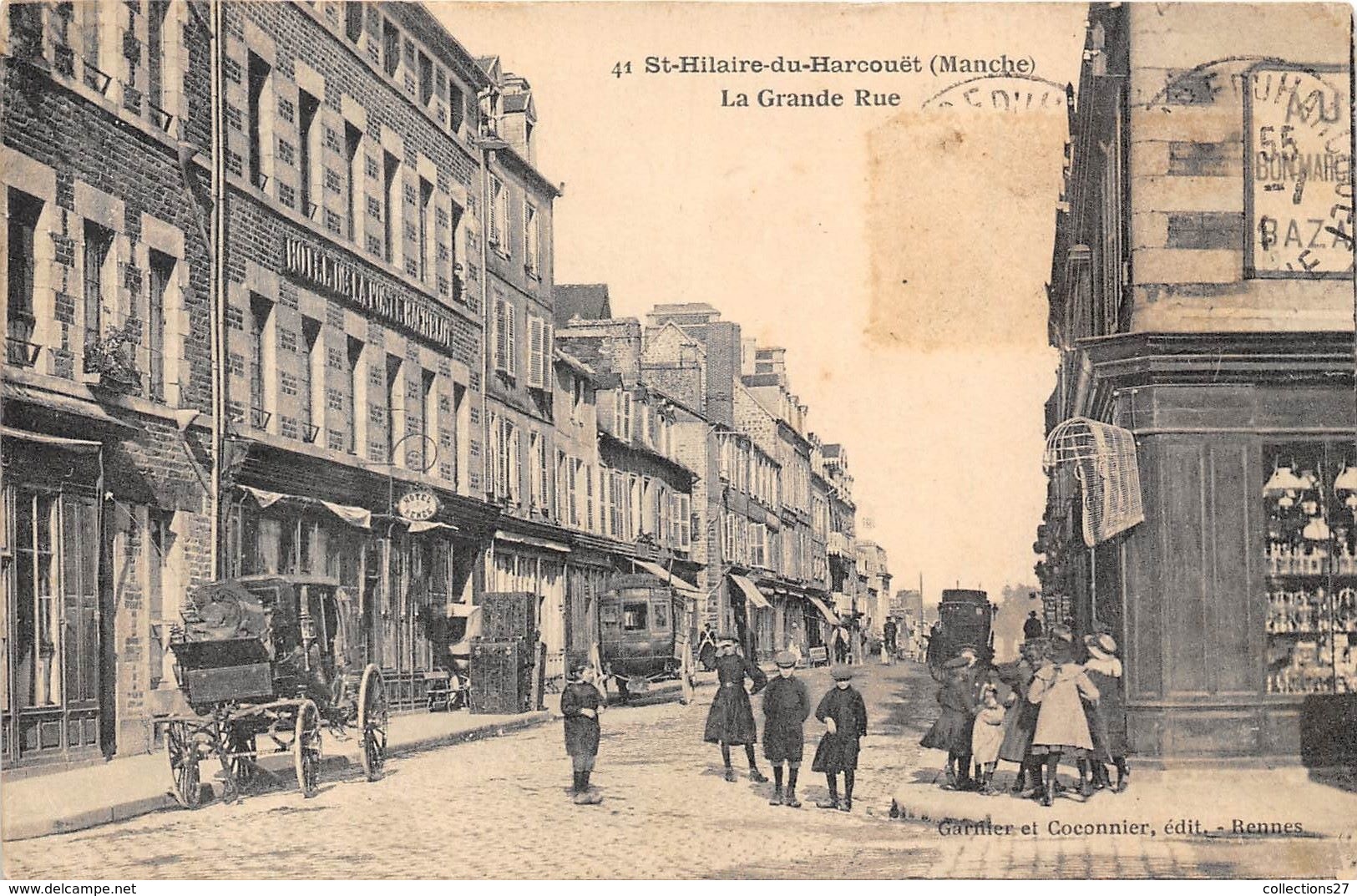 50-SAINT-HILAIRE- DU-HARCOUËT- LA GRANDE RUE - Saint Hilaire Du Harcouet