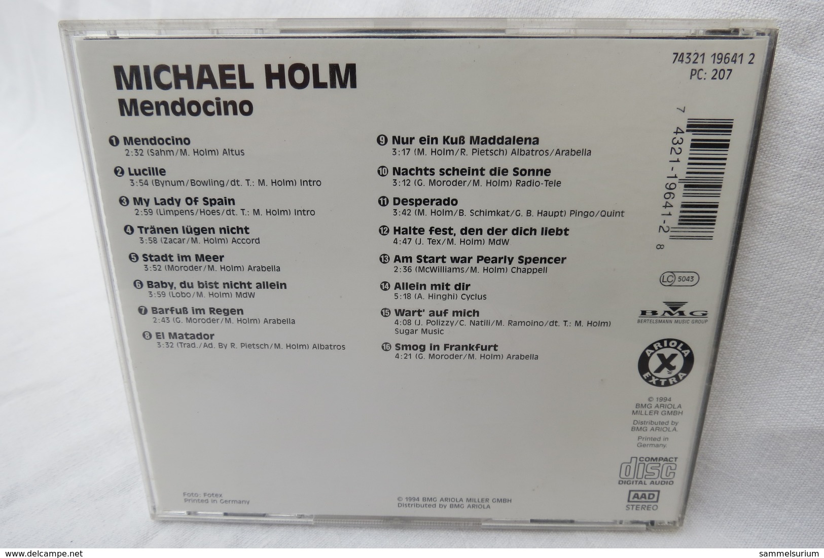 CD "Michael Holm" Mendocino - Autres - Musique Allemande