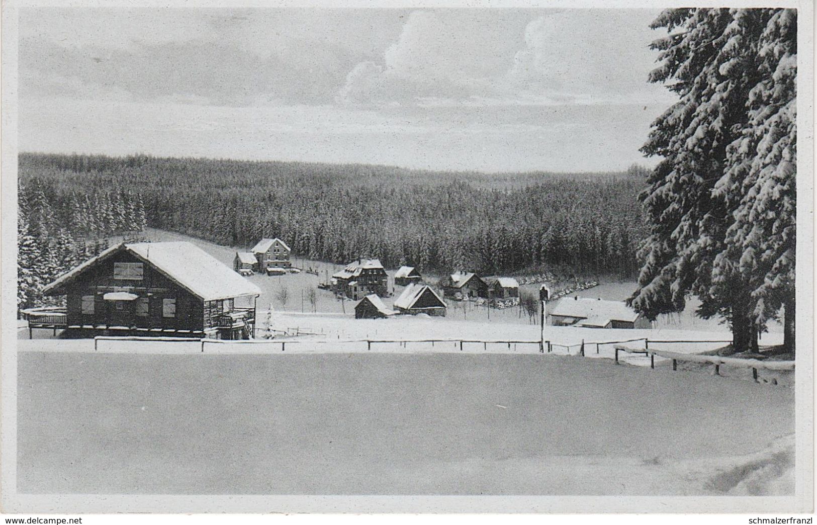 AK Steinbach Winter Gasthof ? A Breitenbrunn Erlabrunn Johanngeorgenstadt Sosa Wildenthal Bockau Carlsfeld Erzgebirge - Johanngeorgenstadt