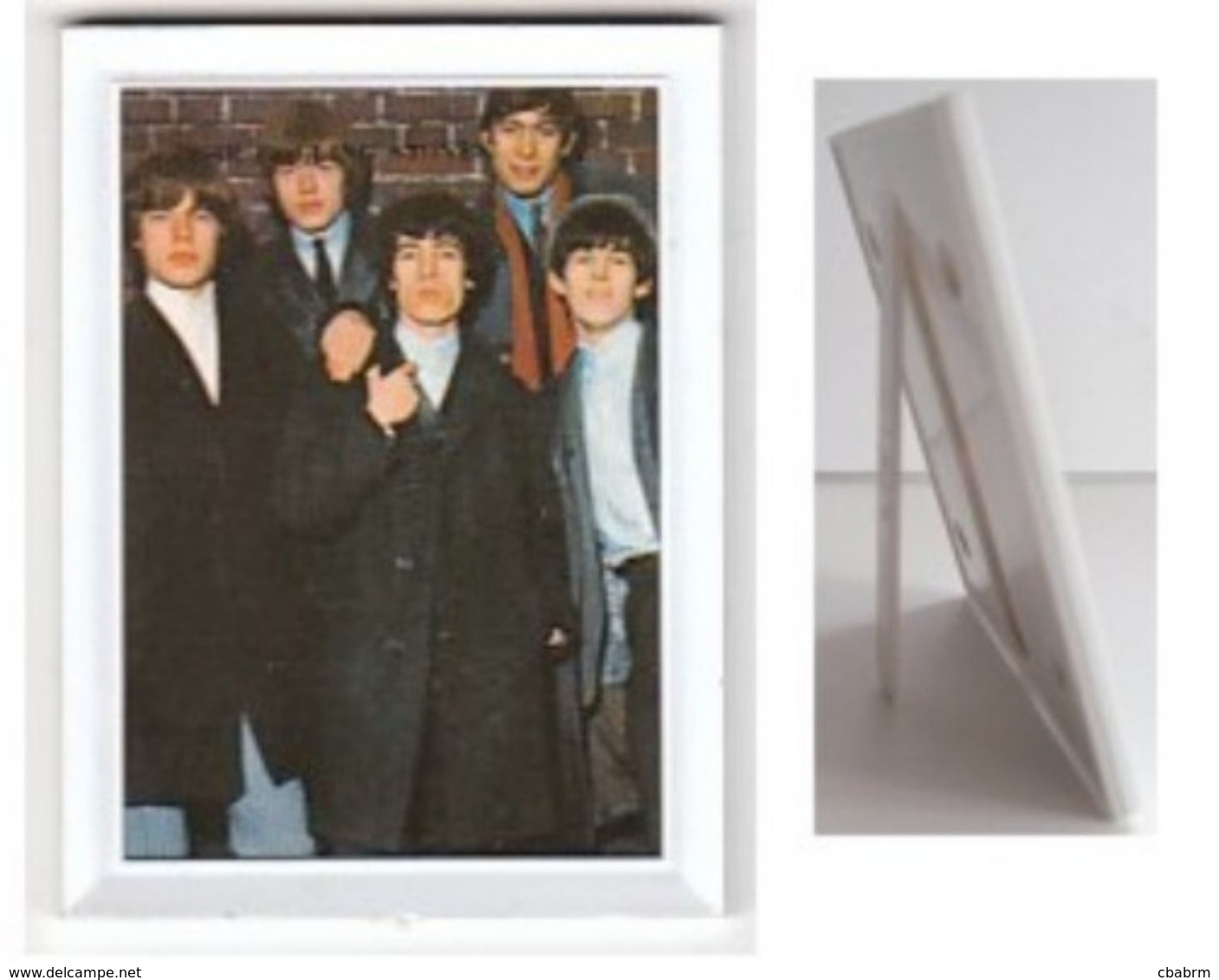 ROLLING STONES Petite Carte Format Environ 5 X 7 Cm Dans Cadre Plastique - Other Products