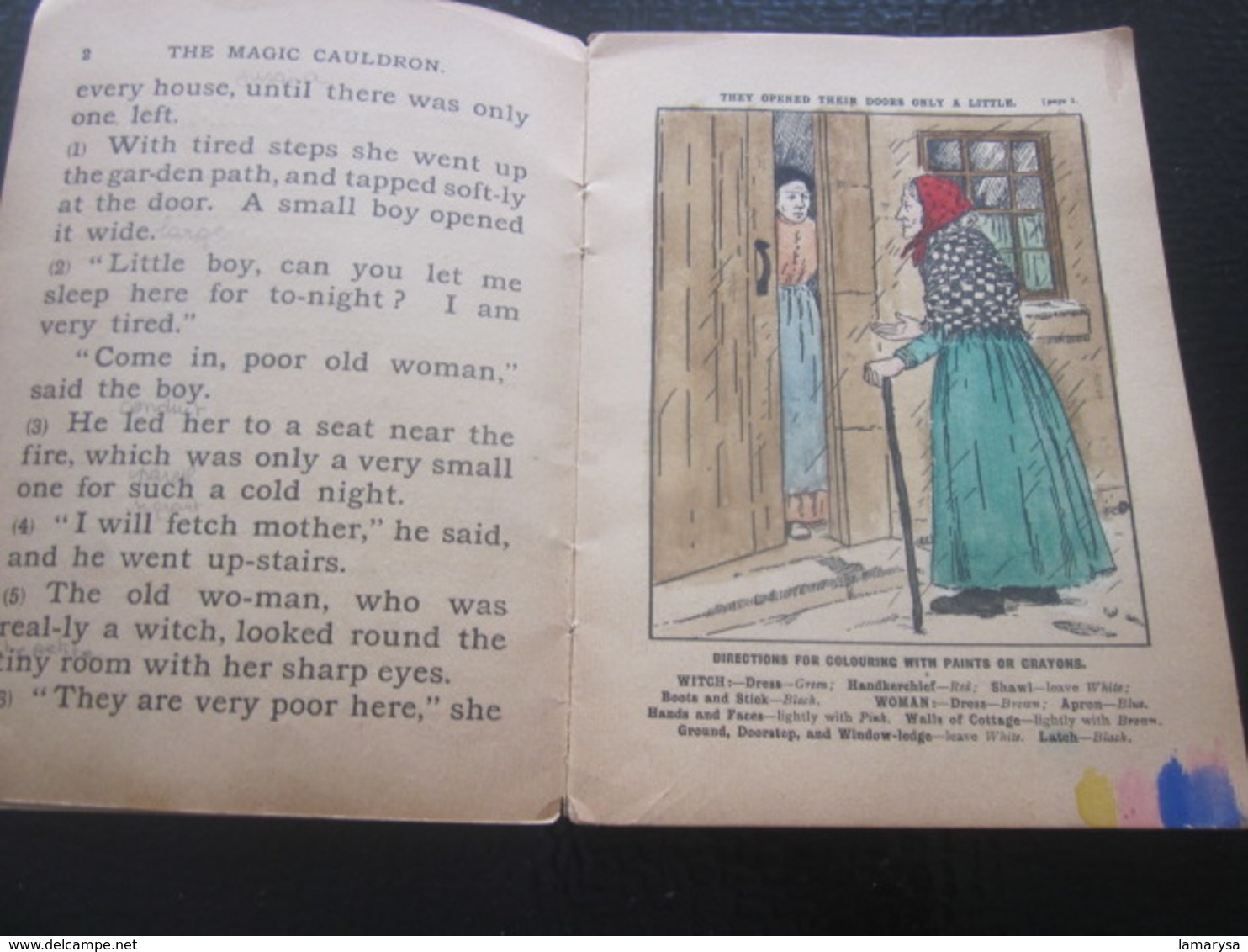 The Magic Cauldron Note Book "A.L."Tiny Readears Being Stories And Pictures For A Little Ones Arnold & Sons Ltd Leeds Gl - Contes De Fées Et Fantastiques