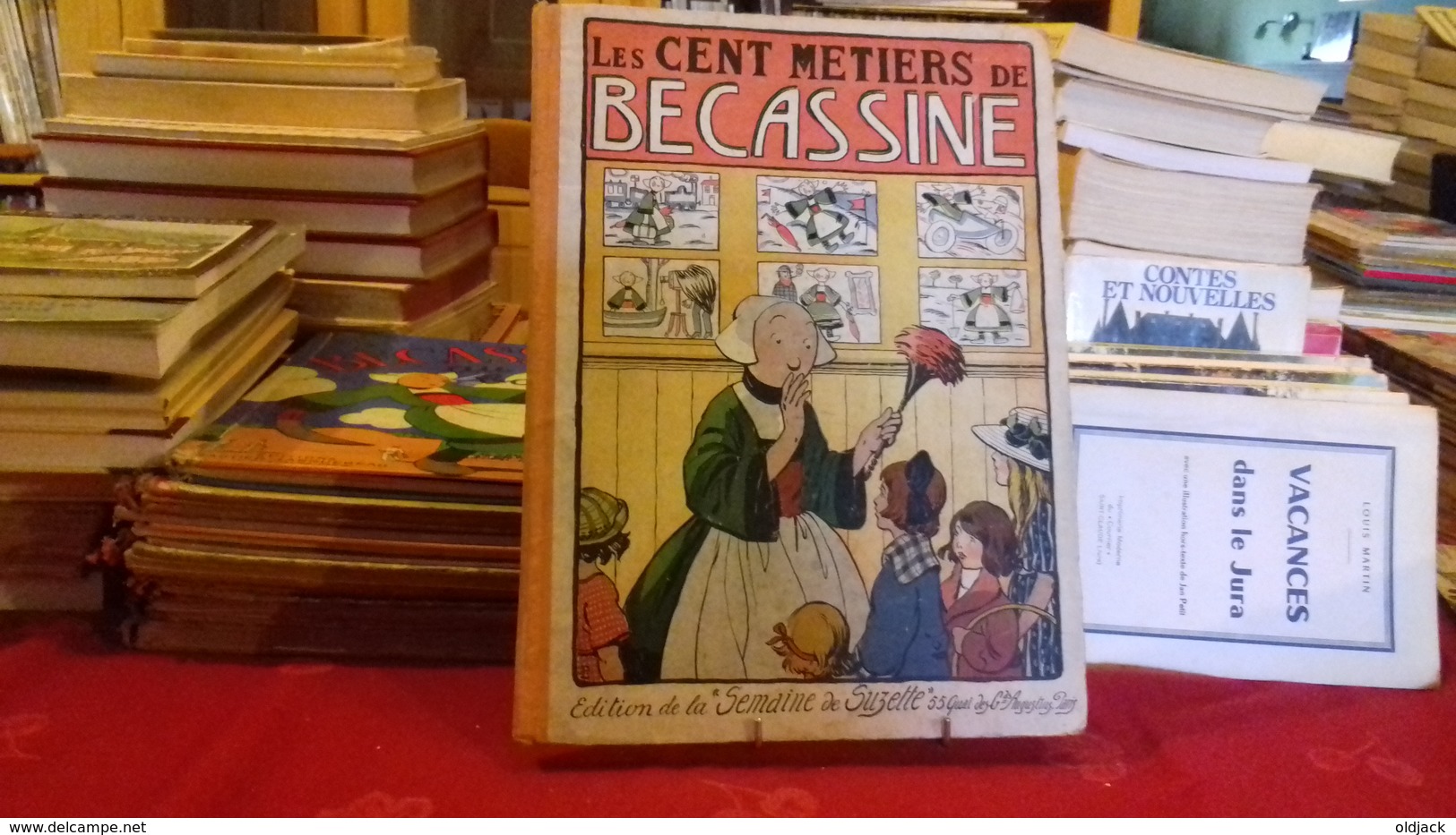 BECASSINE. LES CENT METIERS DE BECASSINE.REEDITION BD CARTONNEE De 1927 (col8a) - Bécassine