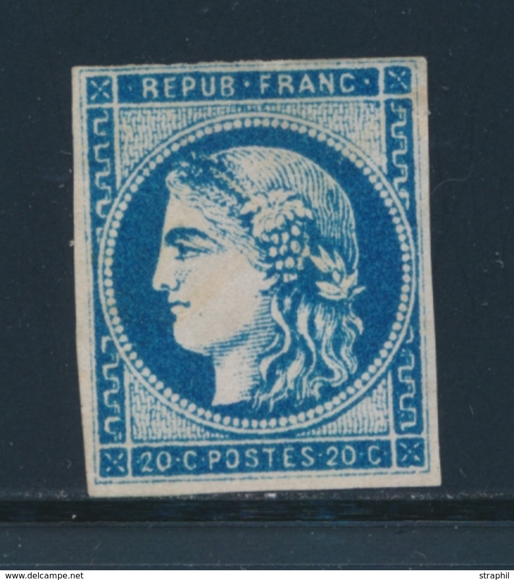 (*) N°45Ca - Bleu Foncé - Signé ROUMET - TB - 1870 Emission De Bordeaux