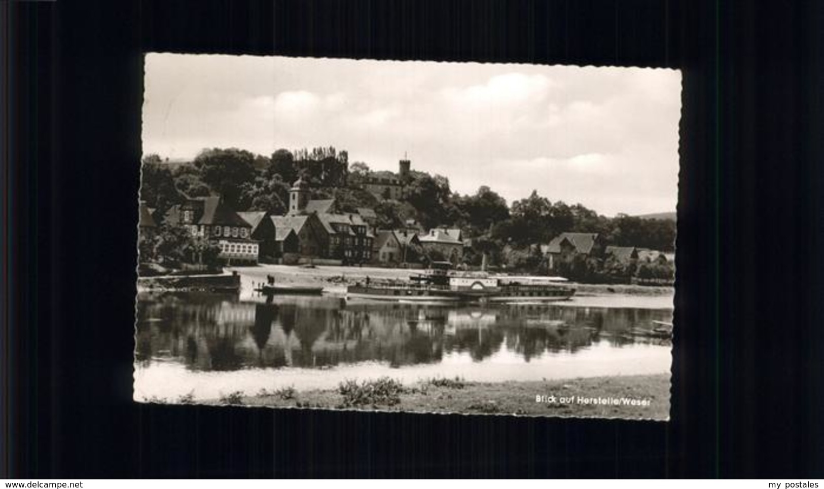 41276434 Herstelle Weser Dampfschiff Herstelle - Beverungen