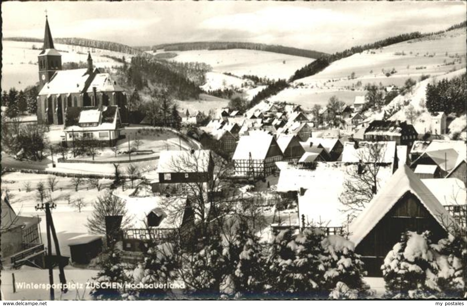 41274774 Zueschen Sauerland Wintersportplatz Zueschen - Winterberg