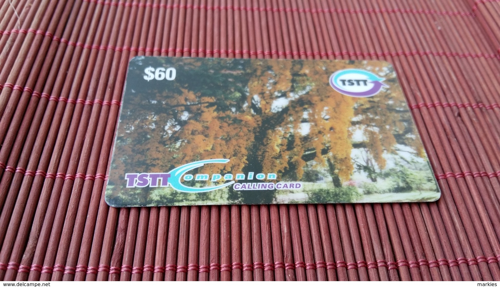 Prepaid Card Trinidad & Tobago  60 $ Used  2 Scans Rare - Trinité & Tobago