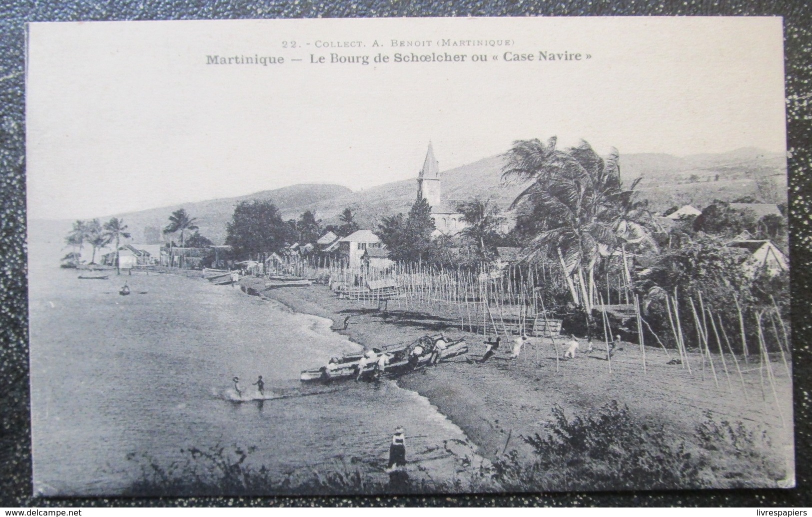 Martinique Bourg Schoelcher Case Navire  Cpa - Autres & Non Classés