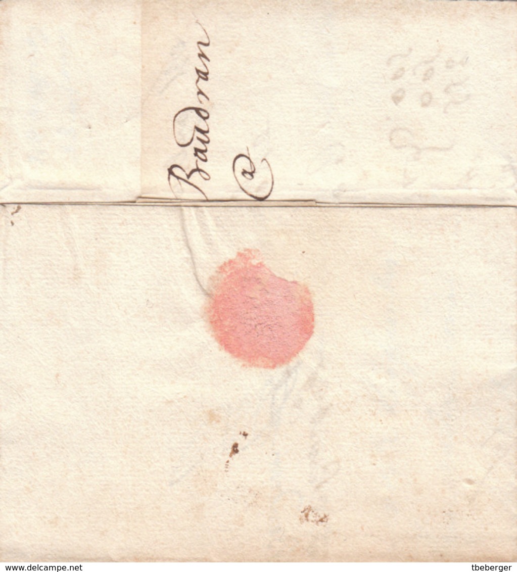 France Great Britain 1699 Entire Letter Paris To London With Bishop Mark (q184) - ...-1840 Prephilately