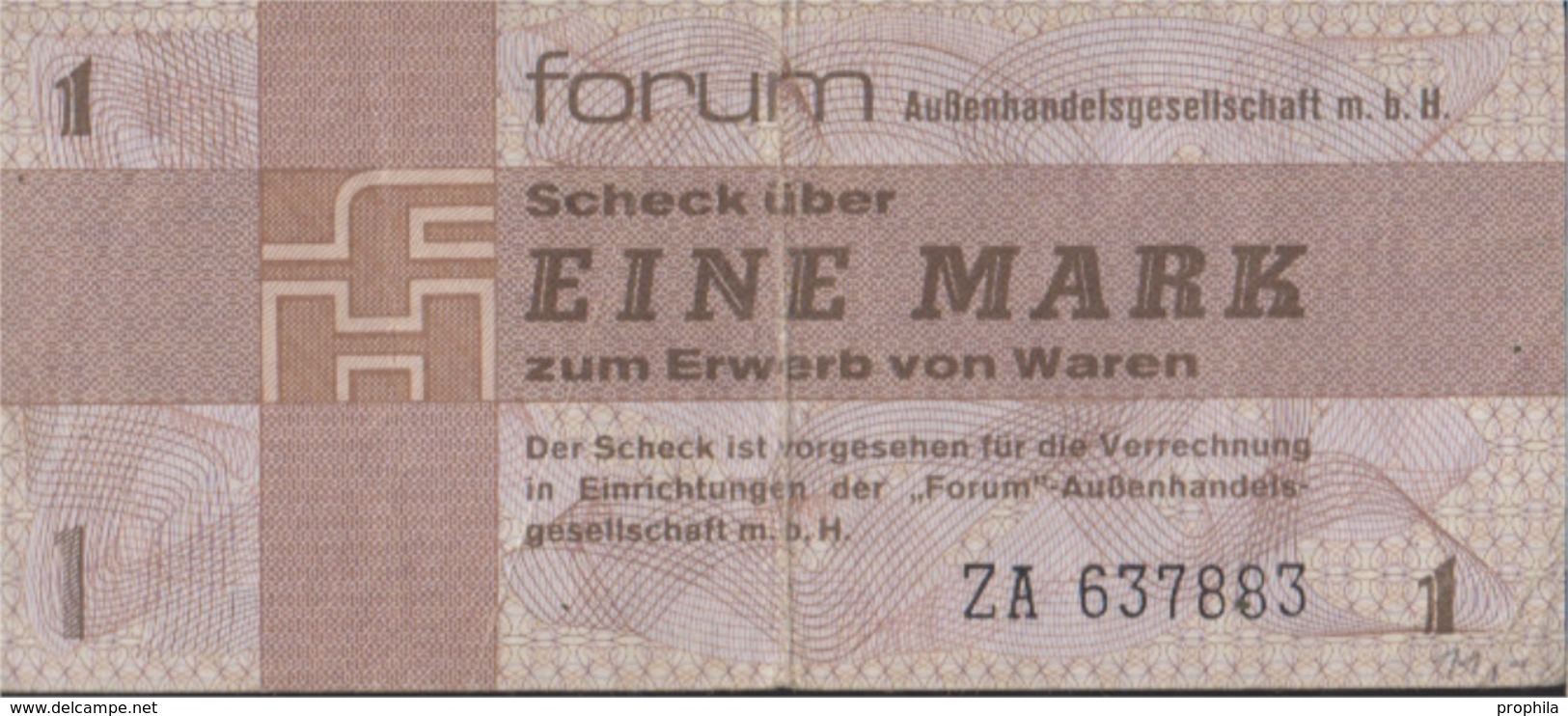 DDR Rosenbg: 368b Forumscheck Zum Erwerb Von Ausländischen Waren Gebraucht (III) 1979 1 Mark (9167011 - Andere & Zonder Classificatie