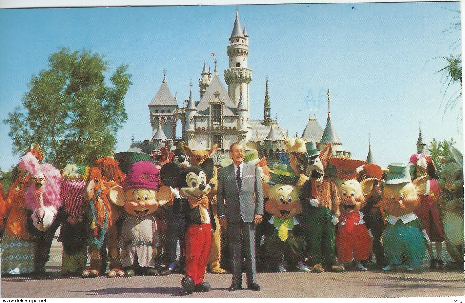 Disneyland - Card Sent To Denmark 1984. S-2381 - Disneyland