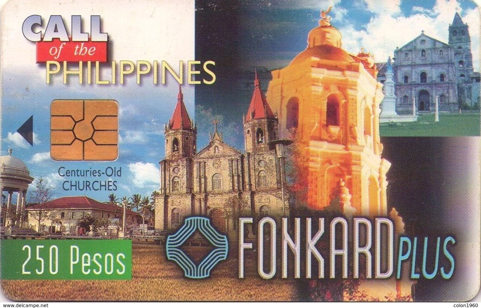 FILIPINAS. PH-PLDT-0003D. Centuries-Old Churches (Exp. 10/31/99). (020). - Philippinen