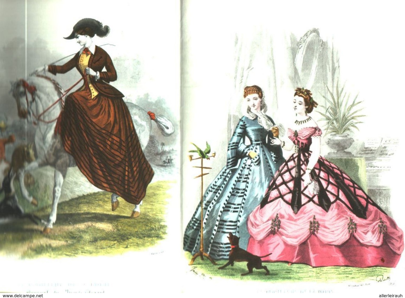 Le Moniteur De La Mode (den Bildern Nach Mode Um 1860) / Druck, Entnommen Aus Kalender / Datum Unbekannt - Colis