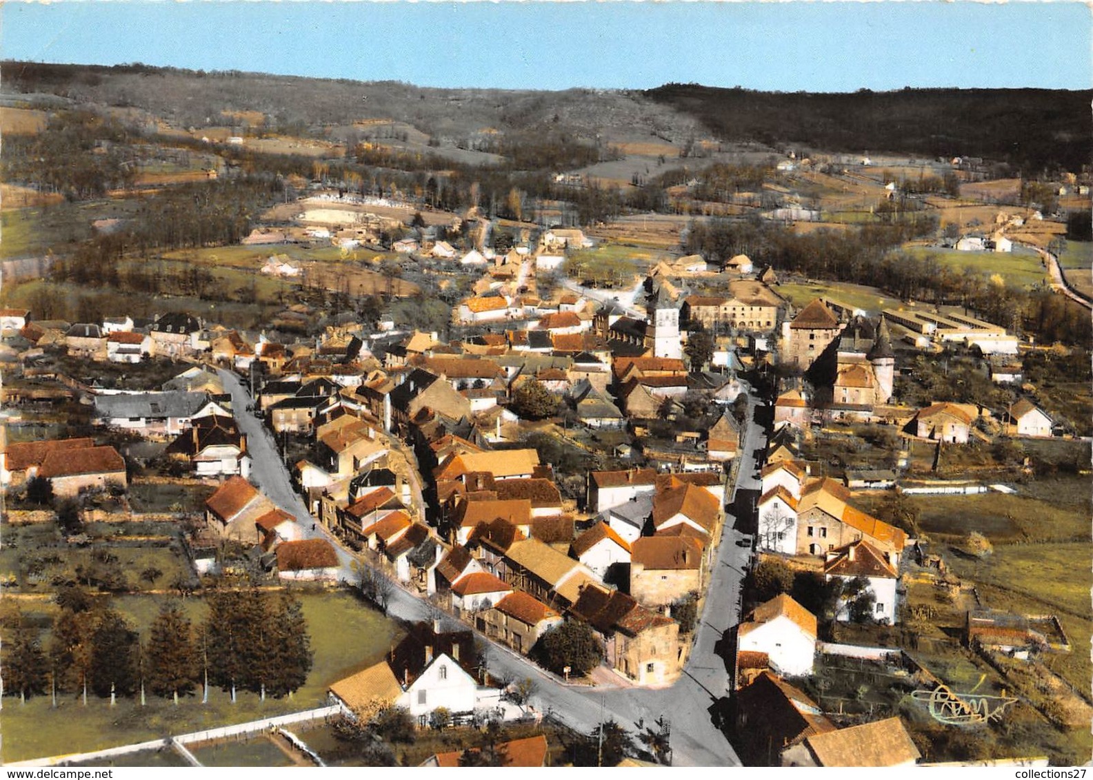 46-LA CAPELLE-MARIVAL-  VUE GENERALE AERIENNE - Lacapelle Marival