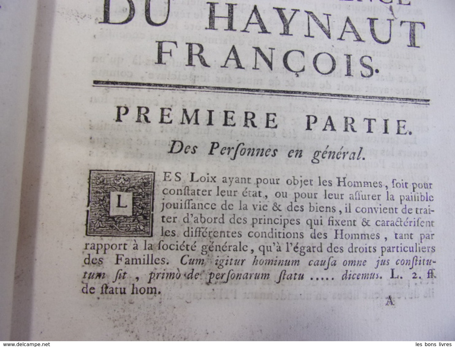 Impression de Douay. La Jurisprudence du Haynaut François