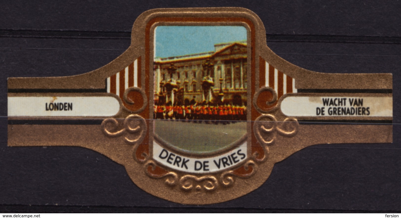 Buckingham Palace Guard London England Britain - Derk De Vries - Netherlands - CIGAR CIGARS Label Vignette - Etiketten