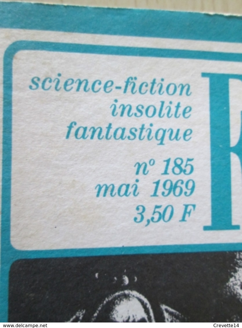 OPTA814  /  OPTA Revue FICTION N° 185 De 1969 / Science-fiction Insolite Fantastique - Opta