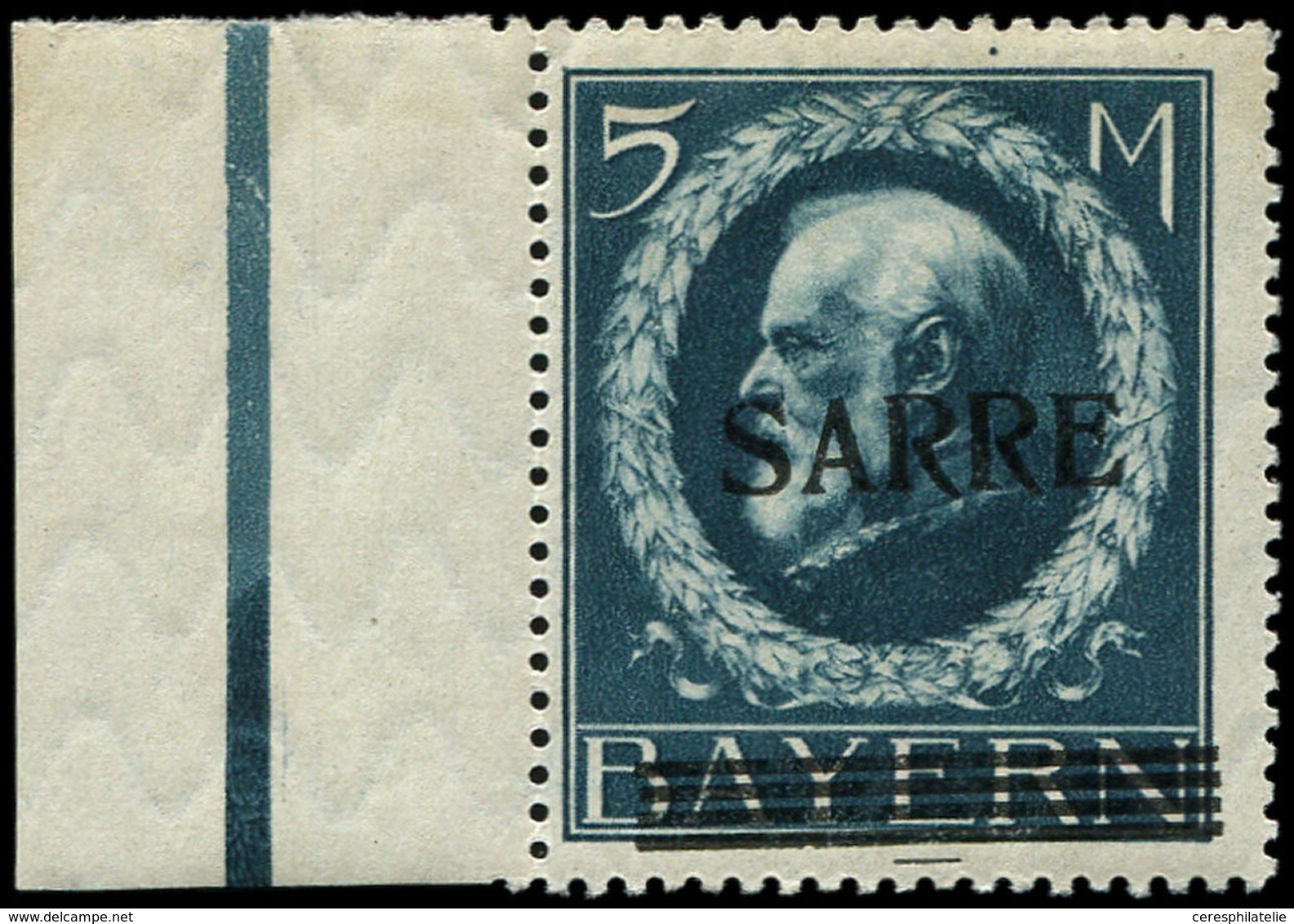 ** SARRE 30 : 5m. Bleu, Bdf, TB. C - Unused Stamps