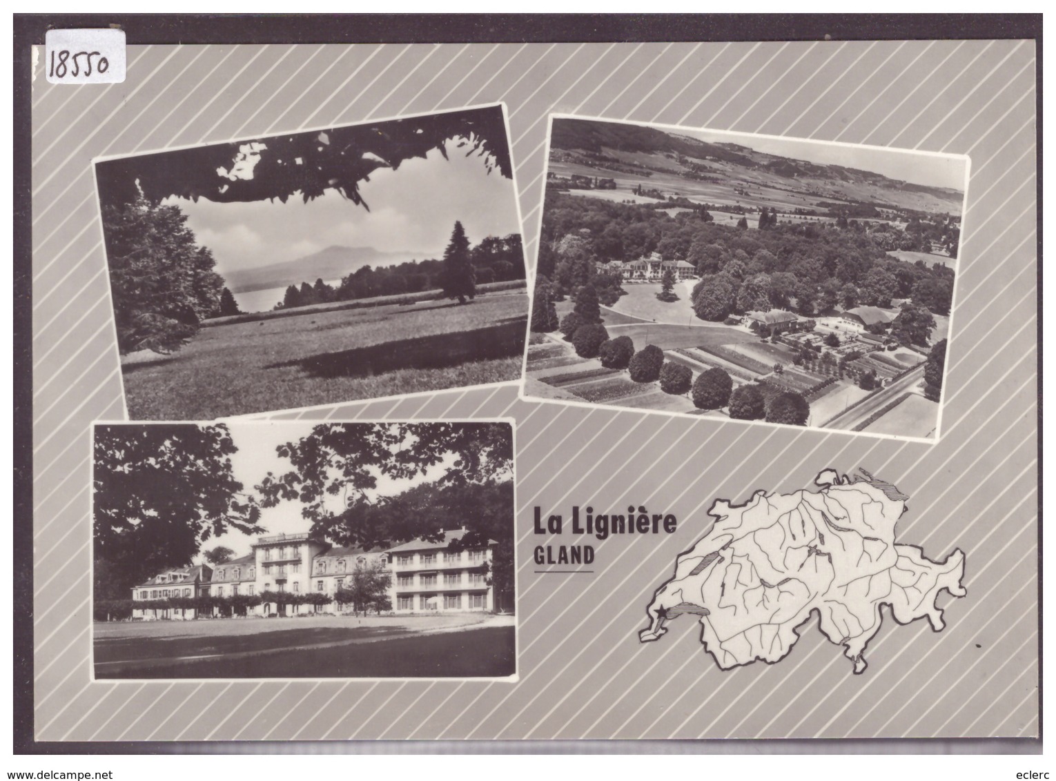 FORMAT 10x15 Cm - DISTRICT DE NYON - GLAND - CLINIQUE LA LIGNIERE - TB - Gland