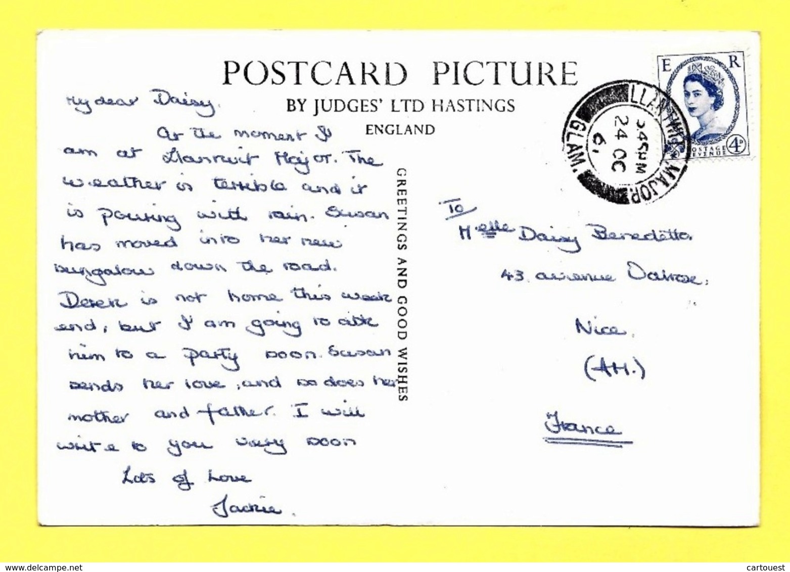 CARDIFF City Hall ( Stamp ) - Glamorgan