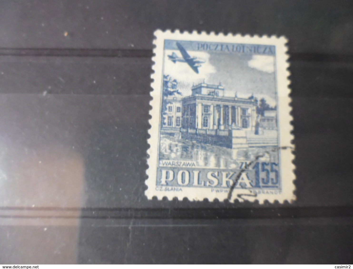 POLOGNE  TIMBRE POSTE AERIENNE YVERT N°38 - Usados