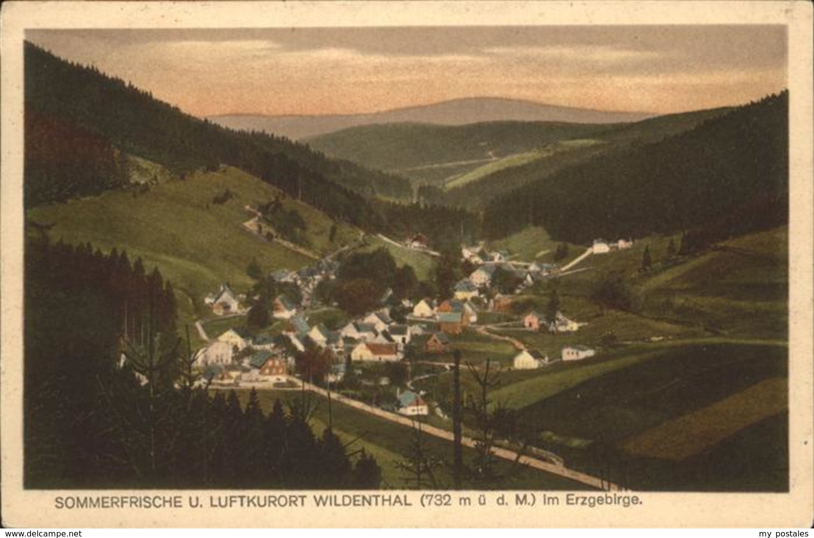 41235137 Wildenthal Eibenstock Sommerfrische, Luftkurort Wildenthal - Eibenstock